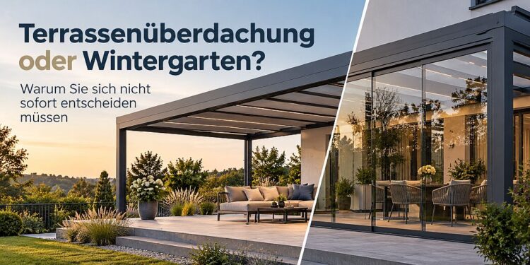 Terrassenüberdachung oder Wintergarten